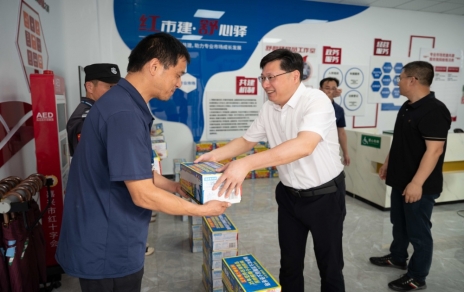 市总工会、市财贸工会辅导一行莅临我司慰问基层员工