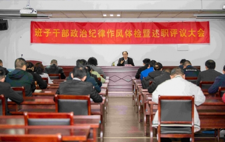 强化责任、提振心灵，振奋进取、迈出新步！ ---班子干部政治纪律风格检视暨述职评议情况